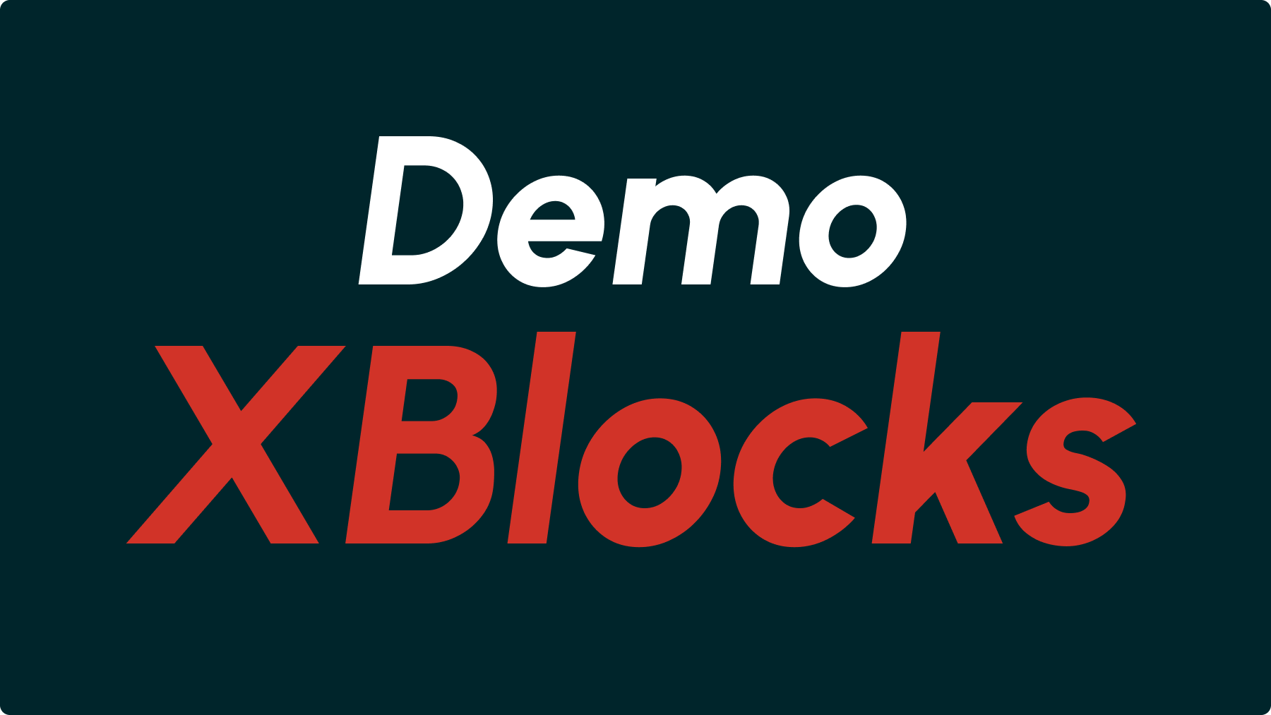 XBlocks XBlocks